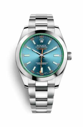 Watch Winder for watch Rolex Milgauss Milgauss GV Stainless Steel / Z-Blue