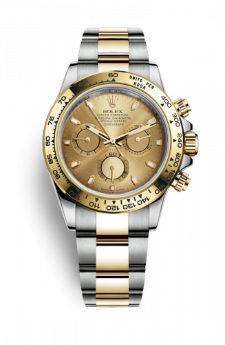 Remontoir à montres pour montre Rolex Daytona Cosmograph Daytona Stainless Steel / Yellow Or / Champagne