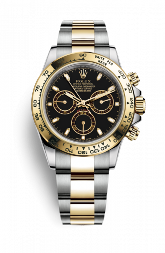 Remontoir à montres pour montre Rolex Daytona Cosmograph Daytona Stainless Steel / Yellow Or / Noire