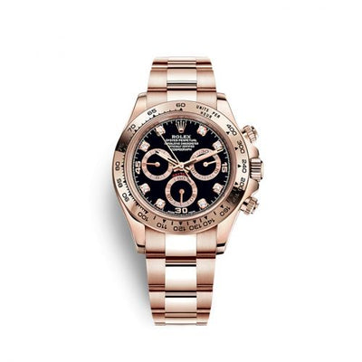 Remontoir à montres pour montre Rolex Daytona Cosmograph Daytona Everose / Noire - Diamond