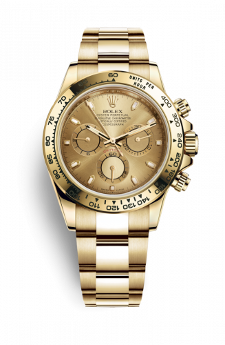 Remontoir à montres pour montre Rolex Daytona Cosmograph Daytona Yellow Or / Champagne