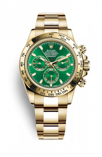 Remontoir à montres pour montre Rolex Daytona Cosmograph Daytona Yellow Or / Verte