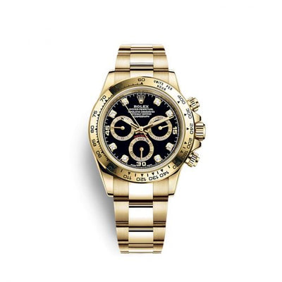 Remontoir à montres pour montre Rolex Daytona Cosmograph Daytona Yellow Or / Noire - Diamond