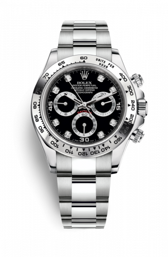 Remontoir à montres pour montre Rolex Daytona Cosmograph Daytona Or Blanc / Noire - Diamond