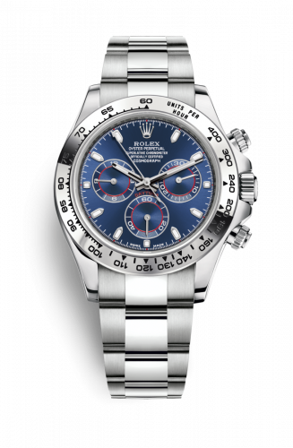 Remontoir à montres pour montre Rolex Daytona Cosmograph Daytona Or Blanc / Bleu