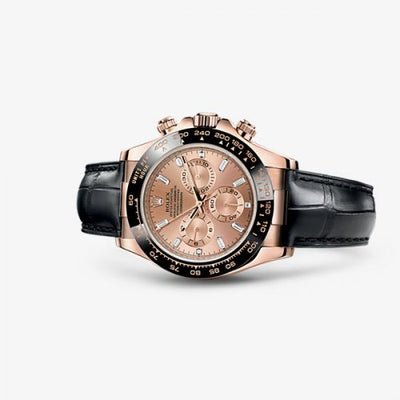 Remontoir à montres pour montre Rolex Daytona Cosmograph Daytona Everose / Cerachrom / Rose Baguette / Strap