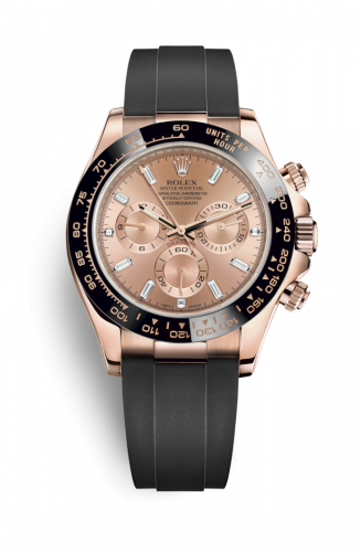 Remontoir à montres pour montre Rolex Daytona Cosmograph Daytona Everose / Cerachrom / Rose - Baguette / Oysterflex