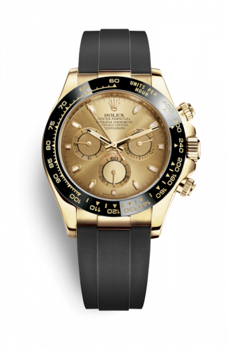 Remontoir à montres pour montre Rolex Daytona Cosmograph Daytona Yellow Or / Cerachrom / Champagne / Oysterflex