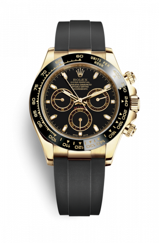 Remontoir à montres pour montre Rolex Daytona Cosmograph Daytona Yellow Or / Cerachrom / Noire / Oysterflex