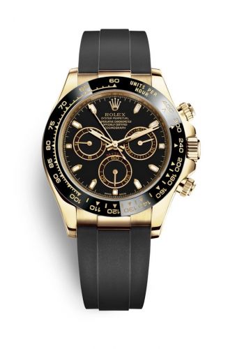 Remontoir à montres pour montre Rolex Daytona Cosmograph Daytona Yellow Or / Cerachrom / Noire / Oysterflex