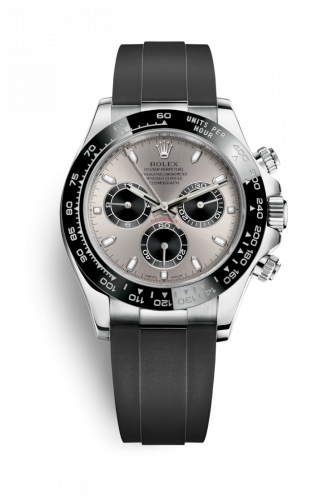Remontoir à montres pour montre Rolex Daytona Cosmograph Daytona Or Blanc / Cerachrom / Argent / Oysterflex