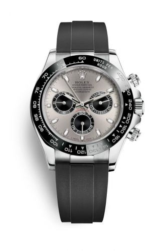 Remontoir à montres pour montre Rolex Daytona Cosmograph Daytona Or Blanc / Cerachrom / Argent / Oysterflex