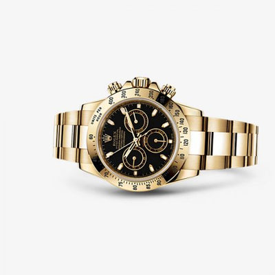 Remontoir à montres pour montre Rolex Daytona Daytona Yellow Or Noire