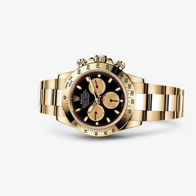 Remontoir à montres pour montre Rolex Daytona Daytona Yellow Or Noire Champagne