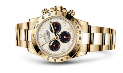 Remontoir à montres pour montre Rolex Daytona Cosmograph Daytona Yellow Or / Panda Racing