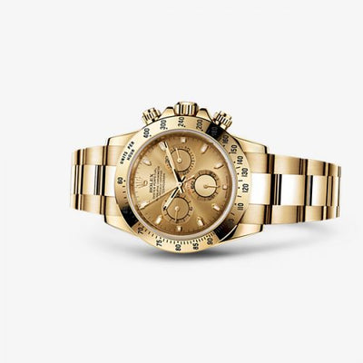 Remontoir à montres pour montre Rolex Daytona Daytona Yellow Or Champagne