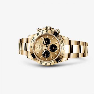 Remontoir à montres pour montre Rolex Daytona Daytona Yellow Or Noire Eye