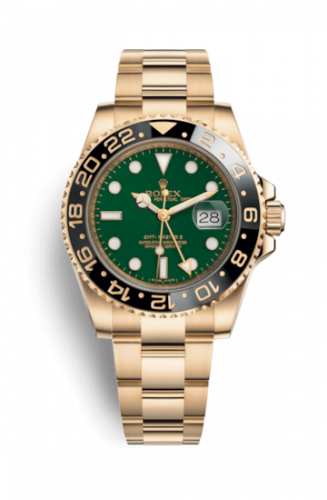 Remontoir à montres pour montre Rolex GMT-Master GMT-Master II Yellow Or / LN / Verte