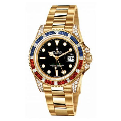 Remontoir à montres pour montre Rolex GMT-Master GMT-Master II Yellow Or SARU