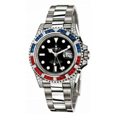Remontoir à montres pour montre Rolex GMT-Master GMT-Master II Or Blanc SARU