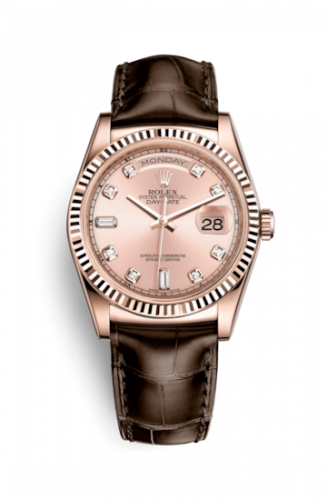 Remontoir à montres pour montre Rolex Day-Date 36 Day-Date 36 Everose / Strap / Rose Diamond