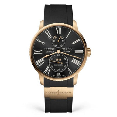 Uhrenbeweger für Uhr Ulysse Nardin Marine Marine Torpilleur Rose Gold / Black / Rubber