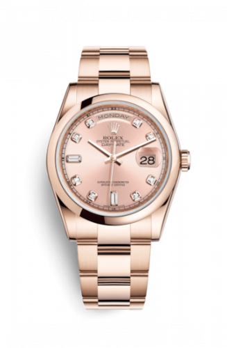 Remontoir à montres pour montre Rolex Day-Date 36 Day-Date 36 Everose Domed / Oyster / Rose Diamond