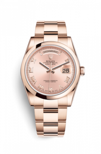 Remontoir à montres pour montre Rolex Day-Date 36 Day-Date 36 Everose Domed / Oyster / Rose Roman