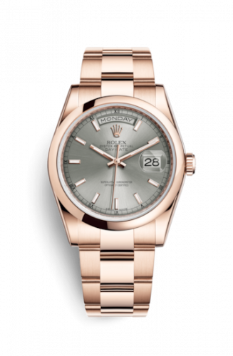 Remontoir à montres pour montre Rolex Day-Date 36 Day-Date 36 Everose Domed / Oyster / Rhodium