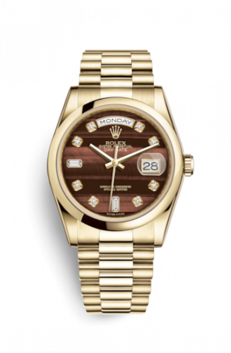 Remontoir à montres pour montre Rolex Day-Date 36 Day-Date 36 Yellow Or Domed / President / Bull's Eye