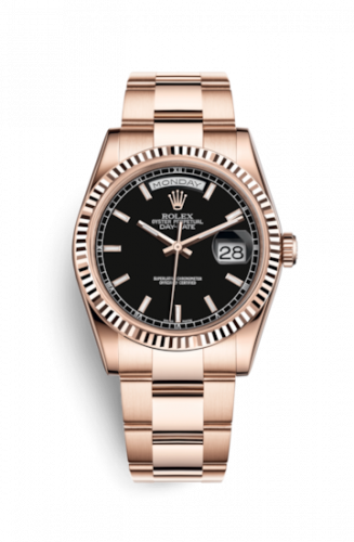 Remontoir à montres pour montre Rolex Day-Date 36 Day-Date 36 Everose Fluted / Oyster / Noire