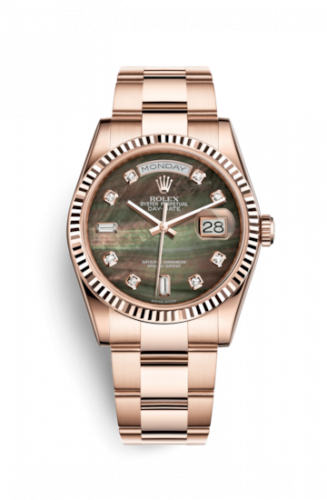 Remontoir à montres pour montre Rolex Day-Date 36 Day-Date 36 Everose Fluted / Oyster / Tahitian MOP
