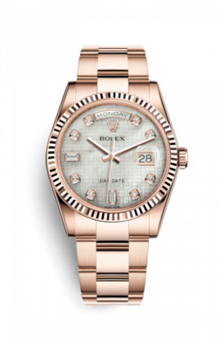Remontoir à montres pour montre Rolex Day-Date 36 Day-Date 36 Everose Fluted / Oyster / Oxford MOP