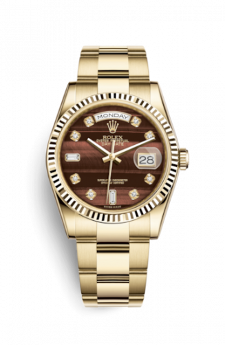 Remontoir à montres pour montre Rolex Day-Date 36 Day-Date 36 Yellow Or Fluted / Oyster / Bull's Eye