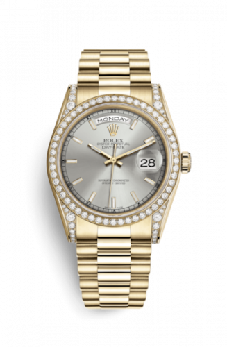 Remontoir à montres pour montre Rolex Day-Date 36 Day-Date 36 Yellow Or Diamonds / President / MOP