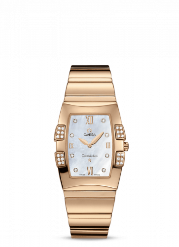 Watch Winder for watch Omega Constellation Constellation Quadrella Quartz 25 Red Gold / MOP