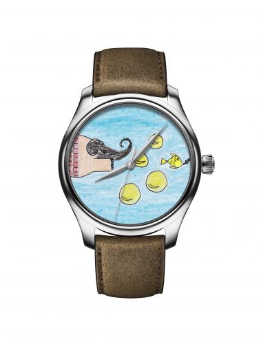 Remontoir à montres pour montre H. Moser & Cie Endeavour Endeavour Centre Seconds Or Blanc / Room to Read India