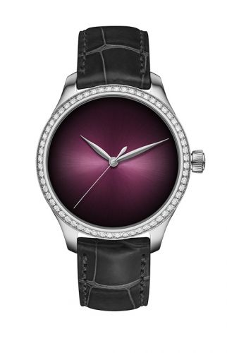 Remontoir à montres pour montre H. Moser & Cie Endeavour Endeavour Centre Seconds Stainless Steel - Diamond / Burgundy Concept