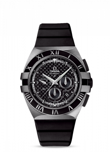 Watch Winder for watch Omega Constellation Constellation Co-Axial 41 Chronograph Double Eagle Titanium / Carbon / Rubber