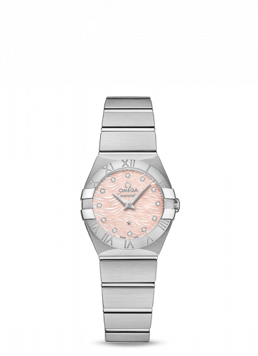 Watch Winder for watch Omega Constellation Constellation Quartz 24 Stainless Steel / Pink MOP