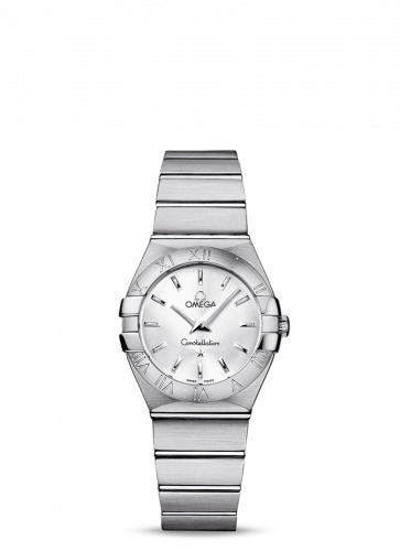 Watch Winder for watch Omega Constellation Constellation Quartz 27 Brushed Stainless Steel / Silver