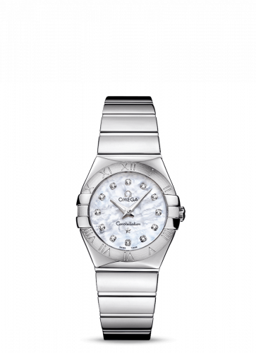 Watch Winder for watch Omega Constellation Constellation Quartz 27 Polished Stainless Steel / MOP