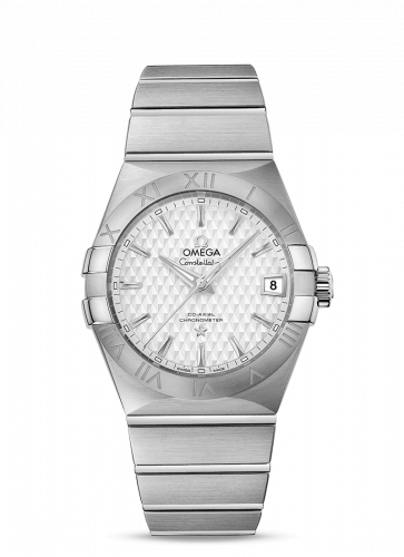 Watch Winder for watch Omega Constellation Constellation Co-Axial 38 Stainless Steel / Silver Lozenge