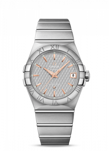 Watch Winder for watch Omega Constellation Constellation Co-Axial 38 Stainless Steel / Grey Lozenge