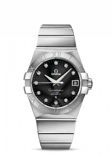 Watch Winder for watch Omega Constellation Constellation Co-Axial 38 Stainless Steel / Black