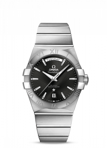 Watch Winder for watch Omega Constellation Constellation Co-Axial 38 Day-Date Stainless Steel / Black