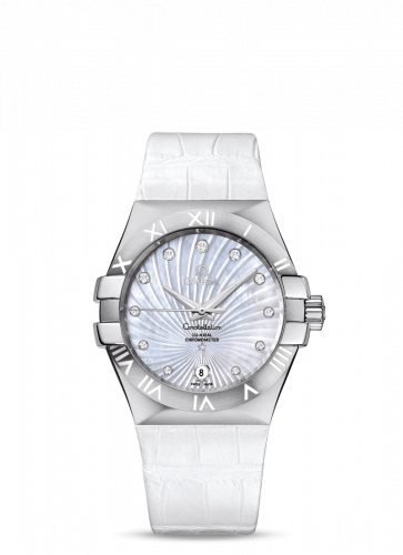 Watch Winder for watch Omega Constellation Constellation Co-Axial 35 Stainless Steel / MOP Supernova / Alligator