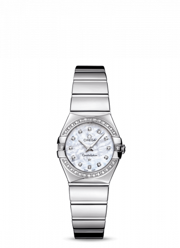 Watch Winder for watch Omega Constellation Constellation Quartz 24 Polished Stainless Steel / Diamond / MOP