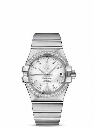 Watch Winder for watch Omega Constellation Constellation Co-Axial 35 Stainless Steel / Diamond / Silver