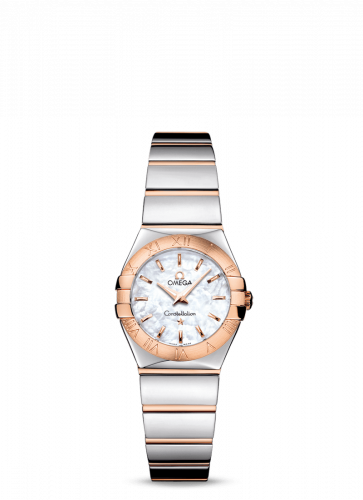 Watch Winder for watch Omega Constellation Constellation Quartz 24 Polished Stainless Steel / Red Gold / MOP